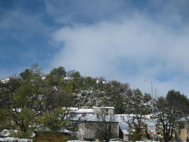 Aspremont sous la neige