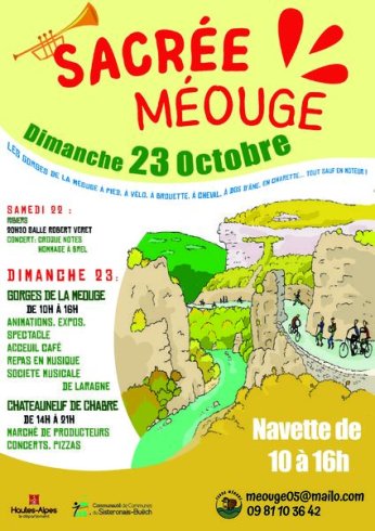 sortie festive  dans les gorges de la Méouge dimanche 23 octobre 2022